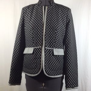 Sara Isabella Black & White Blazer Jacket Size PM